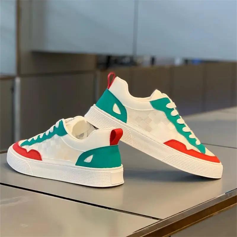 New Exquisite Luxury Men's Sneakers Trend Low Top Casual Board Shoes Soft Bottom Comfortable Breathable Running Sneakers