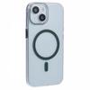 For iPhone 13 Magnetic Phone Case Thickened Hard PC Cover with Metal Buttons