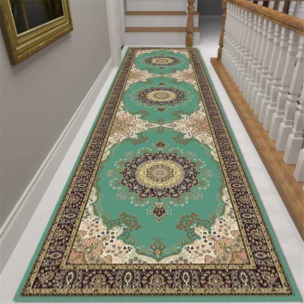 National Style Living Room Area Rug Home Decor Persian Corridor Hallway Carpet Islam Prayer Passageway Bedroom Rug Kitchen Mat