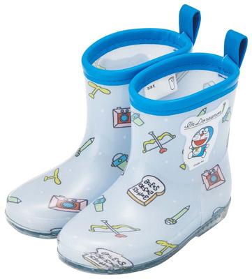Skater Rain Boots Shoes Boots for Children Doraemon Sanrio Line Design with Reflective Tape 14cm RIBT14-A