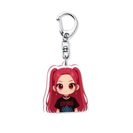 Witch Hunters Keychain Rich Character Modeling Lightweight Portable Key Chain Vibrant Color