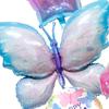 Butterfly Star Number Shape Balloon Set Sparkling Aluminum Foil Balloon For Birthday Celebration Party Photography Aid