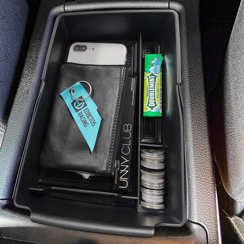 SixthSmoy Storage Box For Hyundai Santa Fe TM    Center Console Organizer Armrest Storage Car Interior Accessories