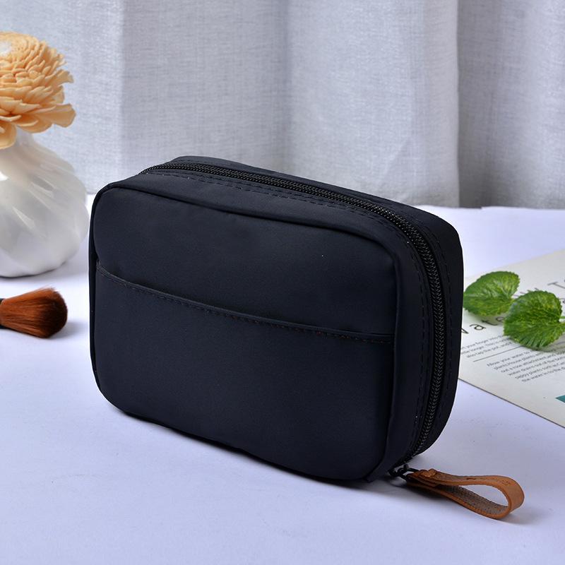 Lightweight Minimalist Makeup Bag: Ink Wash Series - Portable Toiletry Organizer Pouch, Small & Large Sizes Available