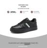 Trendy 2025 Men's Genuine Leather Sports Sneakers: White Soft Sole, Thick Sole Casual Shoes