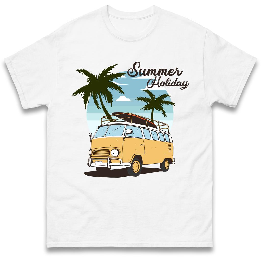 Summer Holiday T-Shirt Tshirt Mens Womens Tops Unisex Tees 100% Cotton