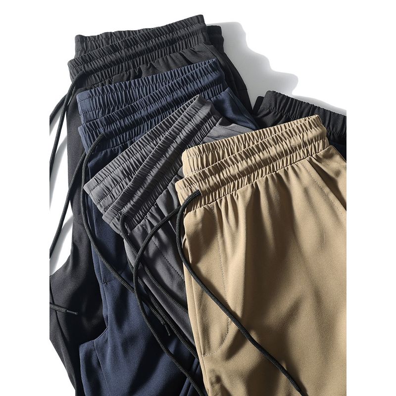 Outdoor Stretch Ice Silk Quick-Dry Pants Men's Summer Thin Hiking Hiking Sports Pants Export Men's Pants Casual Pants