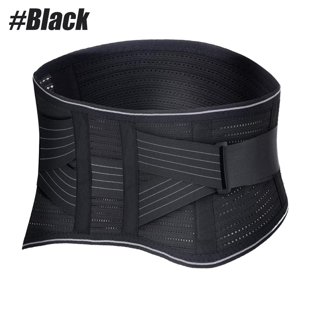 Lightweight Back Brace Men Women Under Uniform, Lower Back Pain Relief, Breathable Mesh With Adjustable Stapes For Back Stress