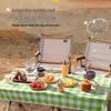Miao Jiayi Disposable Orange Plaid Tablecloth