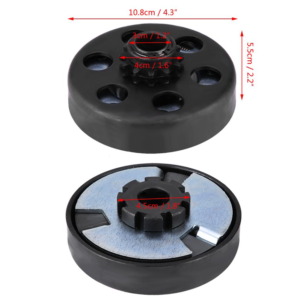 3/4 In Bore Centrifugal  Centrifugal  3/4" Bore 12 Tooth #35 Chain Screw Sets for  Kart   6.5HP PBH540687