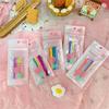 Hårnålar 10 st/set med 5 färger Populära Rainbow Glass Godisfärg Metall Bangs Clips Hårnål Bobby Pin Barrette