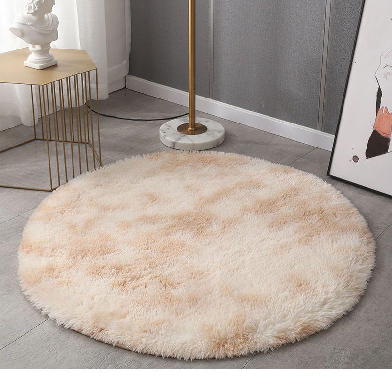 Super Soft Plush Round Rug Mat Fluffy White Carpets For Living Room Home Decor Bedroom Kid Room Decoration Salon Thick Pile Rug