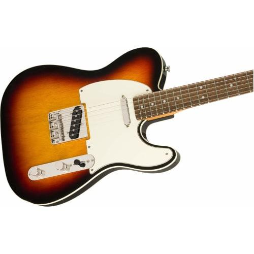 Squier by Fender Classic Vibe 60s Custom Telecaster? Electric Guitar, 3-Tone Sunburst with Soft Case