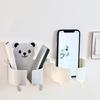 Remote Control Organizer Wall Mounted Phone Holder Storage Stand for Small Item