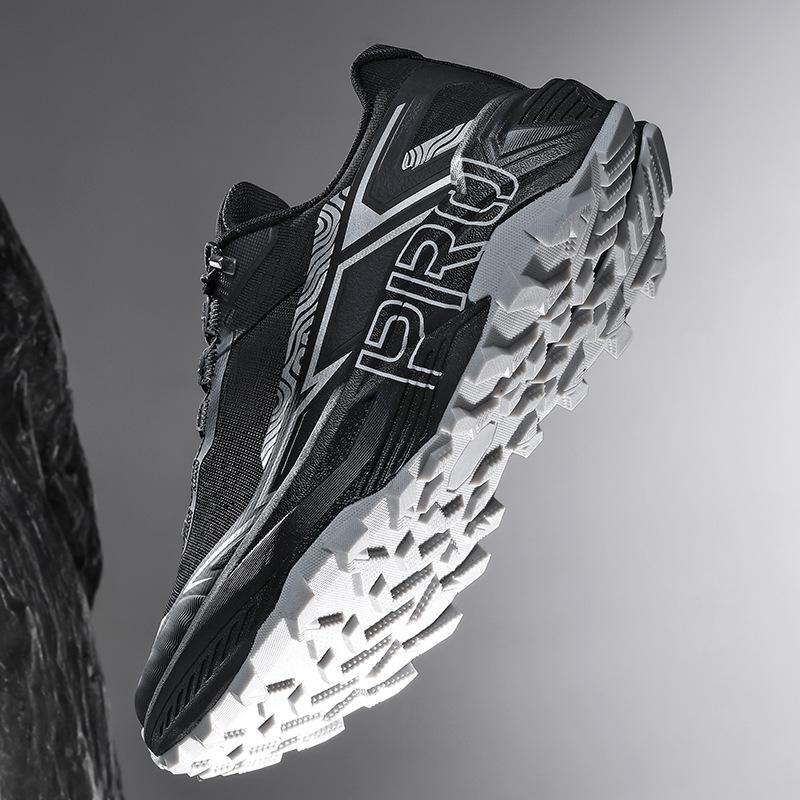 Off-road running shoes Outdoor performance Breathable mesh low-top hiking casual sports shoes Comfortable shock absorption