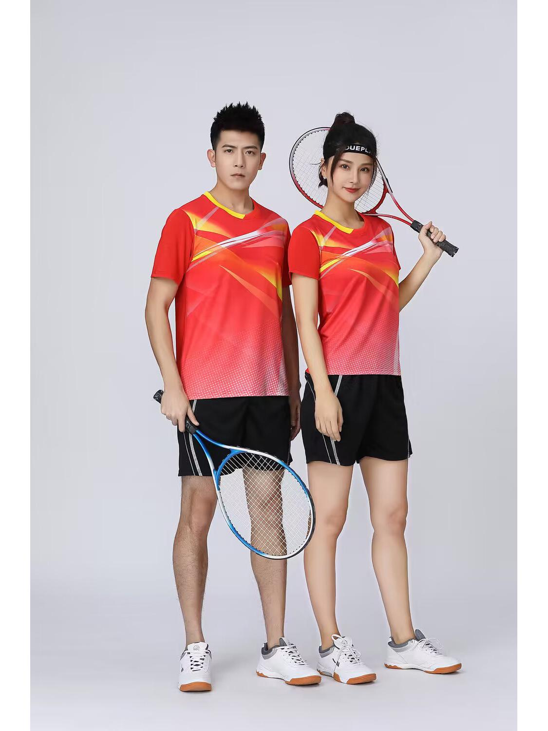 

Быстросохнущий влагоотводящий спортивный комплект для мужчин и женщин - Теннис, Бадминтон, Настольный теннис Men s 3XL