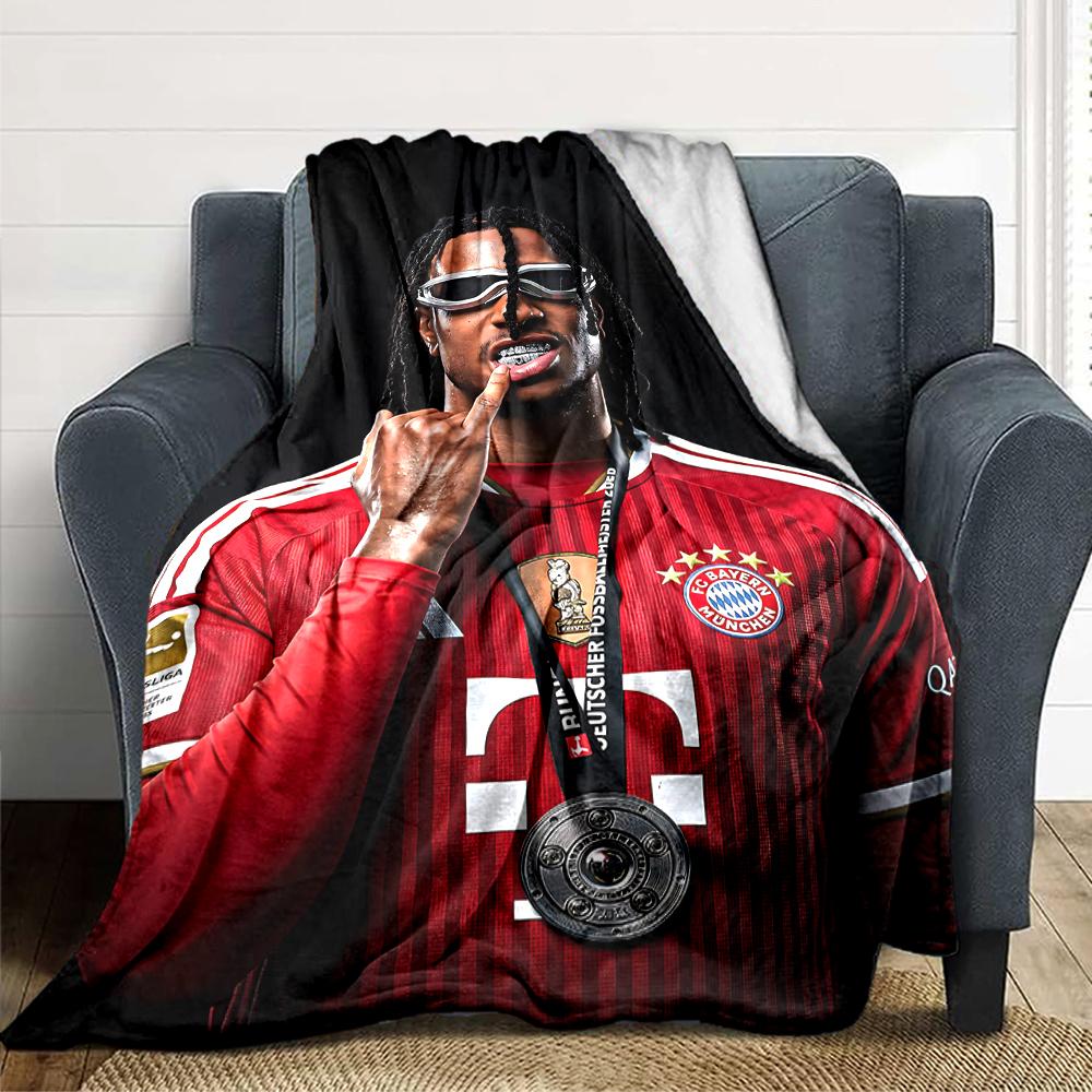 Player Trophy Victory Blankets Flannel Printed Breathable Warm Throw Blanket for Home Office Bedspreads 0708a44