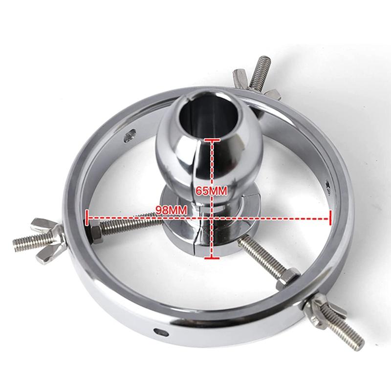 Anus Opener Stainless Steel Speculum Butt Plug Dilator SM Tool