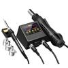 8898 SMD Rework Soldering Station 2 In 1 Hot Air Soldering Iron LCD Digital Display Welding Station BGA PCB IC Repair Tool
