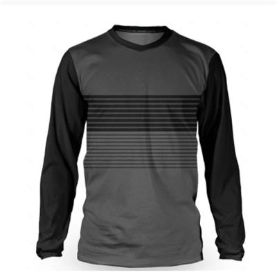 Última Camiseta de Manga Larga de Carreras Ropa de Bicicleta Maillot de Descenso Motocicleta y Motocicleta Todoterreno Hombres Manga Larga MTB