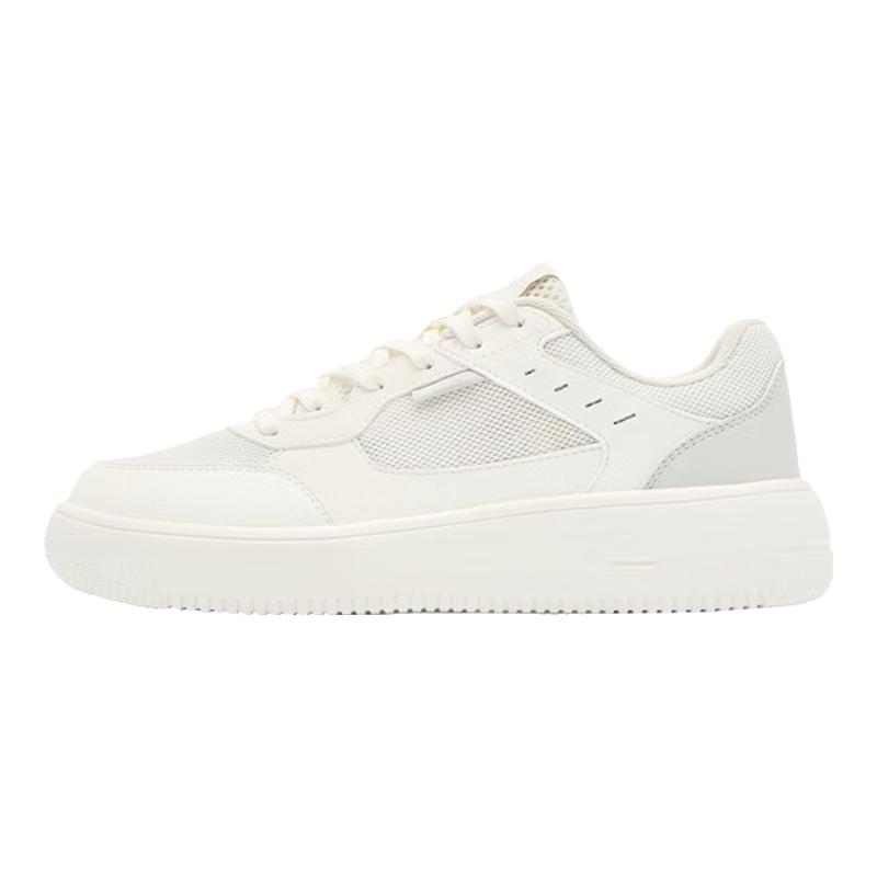 

Qiaodan Women s Versatile White Casual Sneakers 39