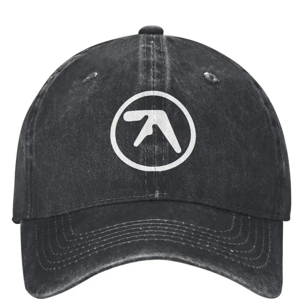Punk Aphex Twin Print Streetwear Harajuku Goth Baseball Cap Women Unisex Sun Protection Hip Hop Dad Hats Summer Fitted Snapback Cap