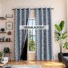 Blackout Curtain Vintage Floral Eyelet Bedroom Living Room Small Fresh Style