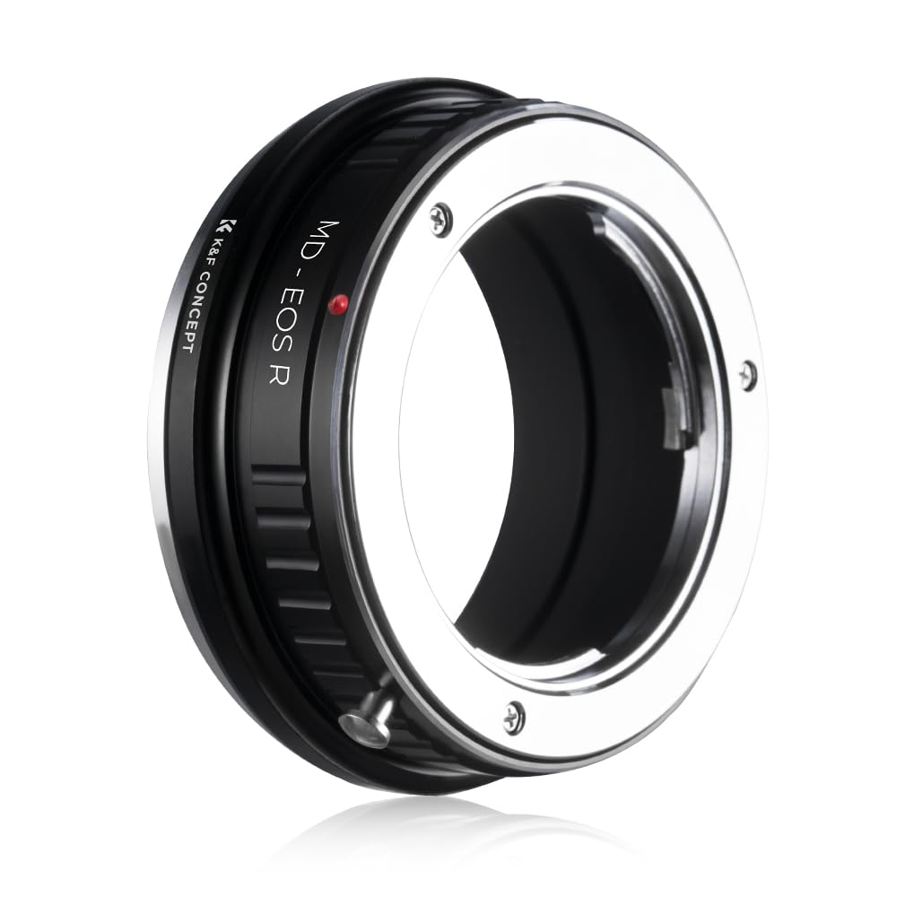 CONCEPT Mount Adapter for Minolta MD Mount Lenses To Canon EOS R RF Mount Converts Minolta MD MC Lenses To Infinity Direct from the K&F Cameras.