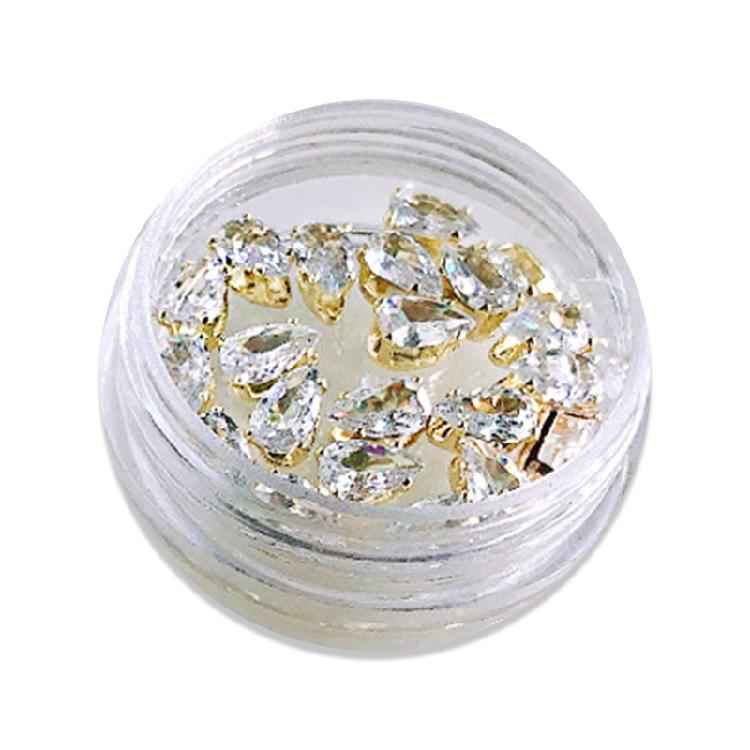 20pcs Nail Rhinestones Diamonds Crystals for Nail Art 3D Decoration Stones Set