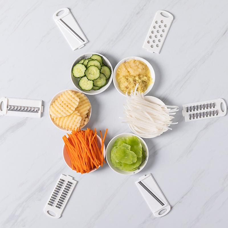 Multifunctional Kitchen Vegetable & Potato Slicer, Grater, Peeler, and Julienne Cutter