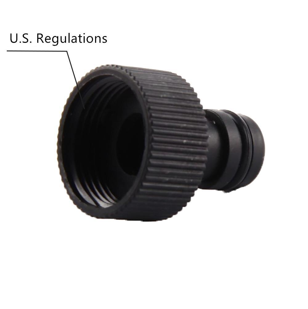 

5 шт./компл. ABS черный сливной кран с внутренней резьбой 3/4 быстроразъемный адаптер для США/ЕС