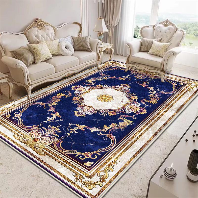 Large Size Luxury Gorgeous Carpet Living Room Decoration Coffee Table Area Non-slip Floor Mat Bedroom Cloakroom Entrance Rugs