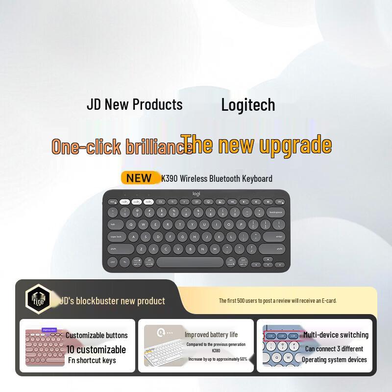 Logitech K390 Wireless Bluetooth Keyboard