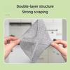 Steel Wire Cleaning Cloth Kitchen Rag Non-scraping Dish Towel Double-sided Household Stove Pot Cleaning Towel Silver 1pcs/5pcs/10PCS
