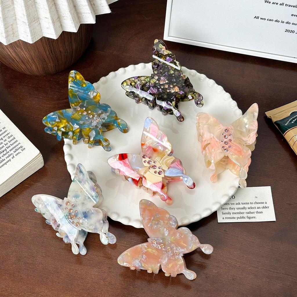 Stylish And Fashionable Rhinestone Butterfly Hair Clip Perfect For Everyday Use