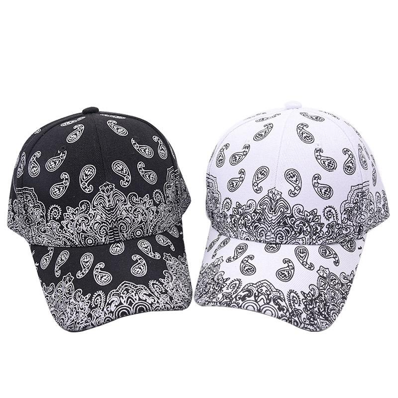 Wzcx Fashion Paisley Printing Adjustable Dad Hat Outdoor Unisex Hip Hop Motion Shading Baseball Cap Peaked Cap