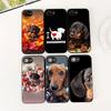 Phone Cover for Motorola Moto G86 G57 E14 E15 G14 G34 G35 G84 G24 A54 G15 Power E22 Casing Soft Case Wallpaper Dachshund Dog