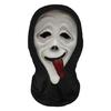 Comoda Maschera Facciale Teschio Realizzata in Tessuto di Poliestere per Feste in Costume Aggiunta di Personaggio a Tema