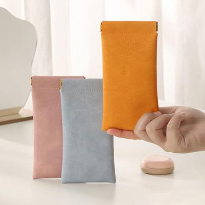 Brillenetui für Brillen, Sonnenbrillen, wasserdicht, weiches Kunstleder, bruchsicher, Sonnenbrillentasche mit selbstschließendem Design, schlankes Reiseetui