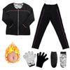 Women's Sauna Suit Body Shaper Long-Sleeve Fitness Set for Running & Outdoor Exercise