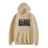 Trendy Hooded Sweatshirt Unisex Hooded Sweatshirt English Letters Long Sleeve Loose Casual Sports Top