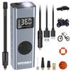 HYCHIKA Electric Air Pump Car 12 V 6000 MAh, 150 PSI Mini Battery Pump Bicycle Compressor with LED Light