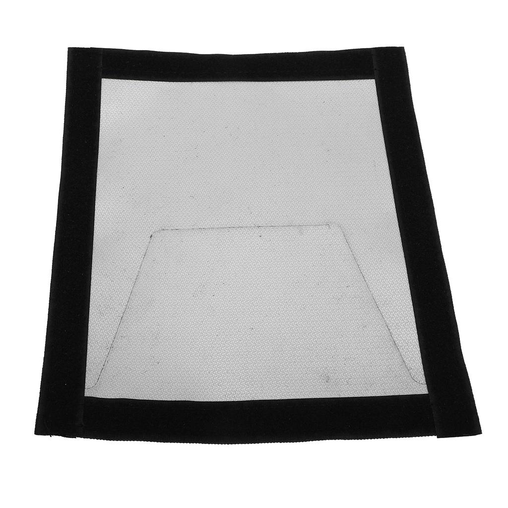 Tent Stove Jack Heatproof Flame Retardant Tent Chimney Anti Scald Ring With Rain Flap for Camping Tents 9x7.9in