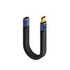 MSL FORCE para Macho para Fêmea FCP USB4 40Gbps PD240W Thunderbolt Um produto de uma pequena empresa japonesa e Cabo USB-C USB-C, em L, 8K@60Hz 3/4 fpc-40g