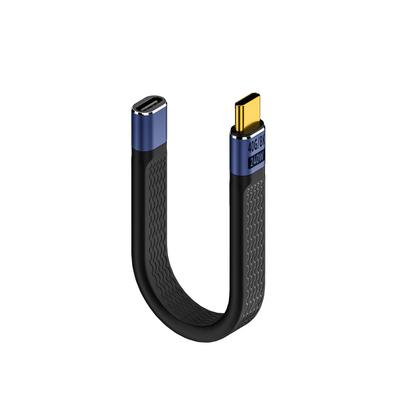 MSL FORCE To Male To Female FCP USB4 40Gbps PD240W Thunderbolt A Product from a Japanese Small and USB-C USB-C Cable, L-shaped, 8K@60Hz 3/4 Fpc-40g