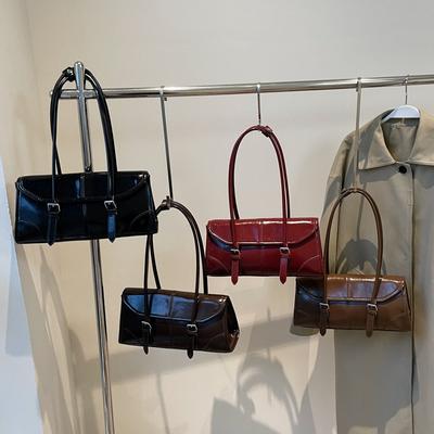 Premium gevoel niche okseltas dames nieuwe herfst- en wintermode retro schoudertas veelzijdige handtas
