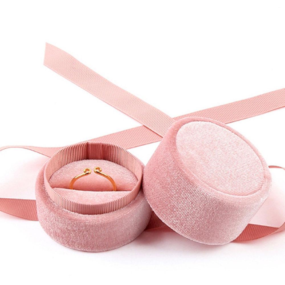 Bowknot Wedding Necklace Gift Box Fashion Accessories Jewelry Box Displays Box Jewelry Display