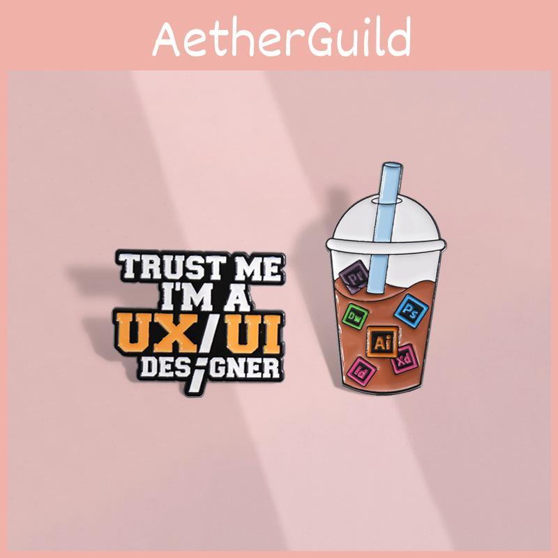 Creative Design Office Accessories Cute Cartoon Character Brooches For Personal Style