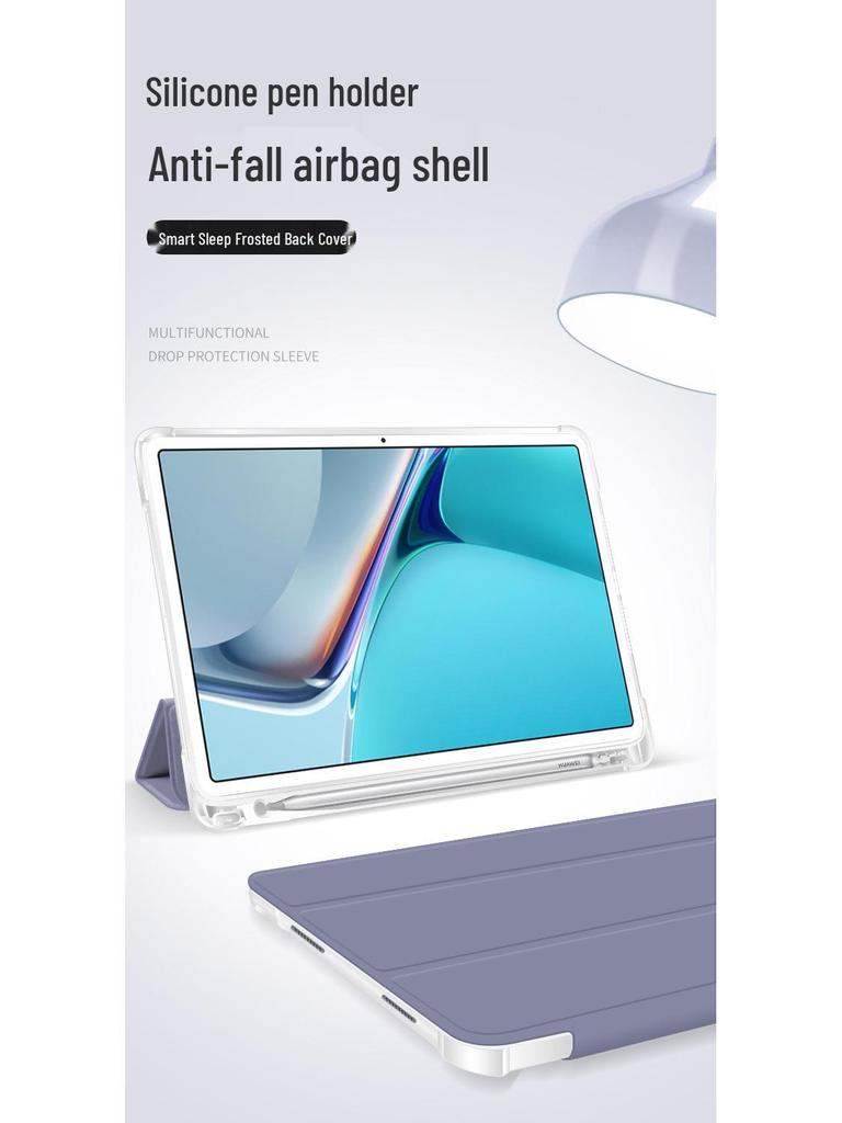 Huawei MatePad 11.5S Protective Case, Transparent TPU Soft Shell with Pen Slot for Honor X9 MagicPad