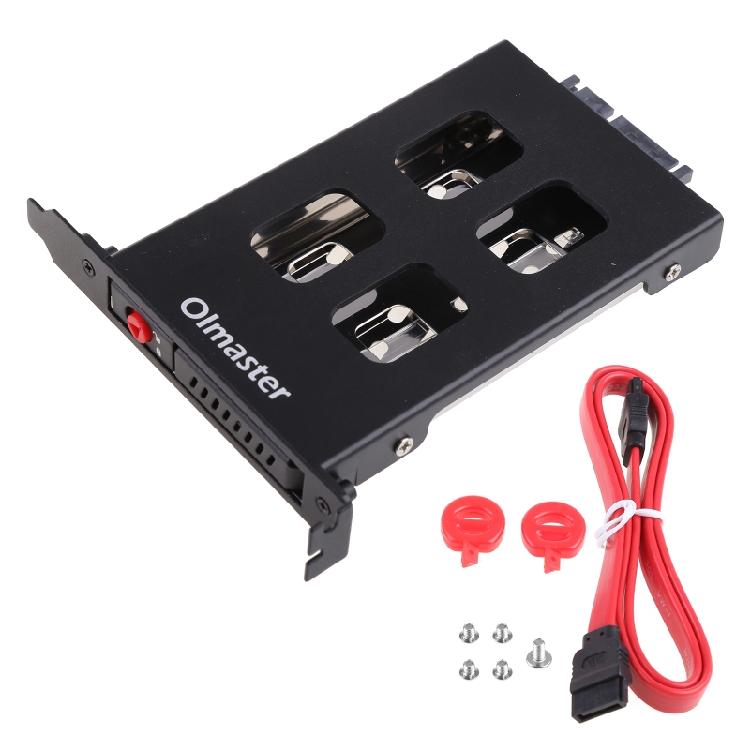 

PCI Single-disk Hard Drive Box Built-in Solid Disk Extraction Bracket 2.5in Sata 1